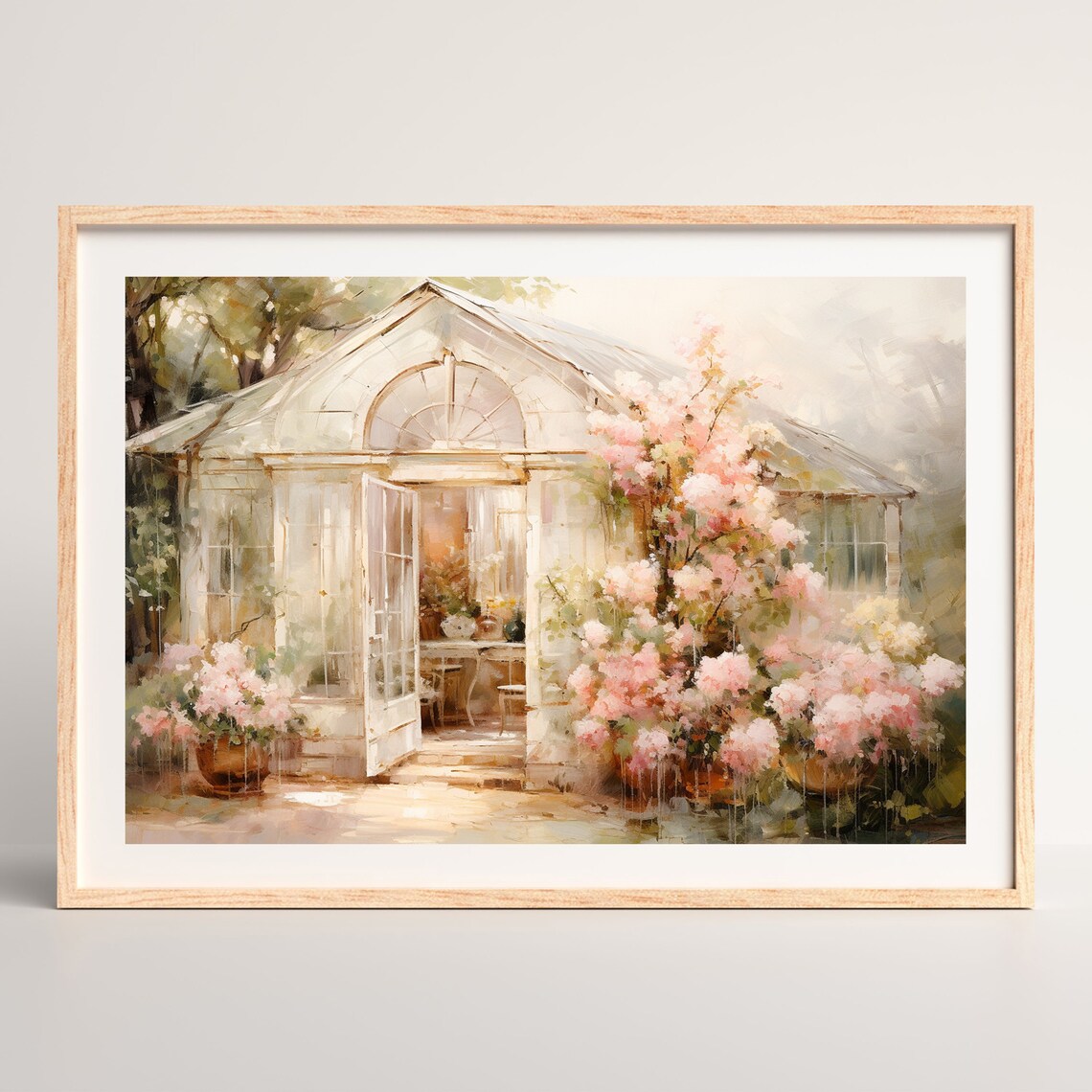 Country Garden Vintage Cottage Farmhouse Art Print - Image 3