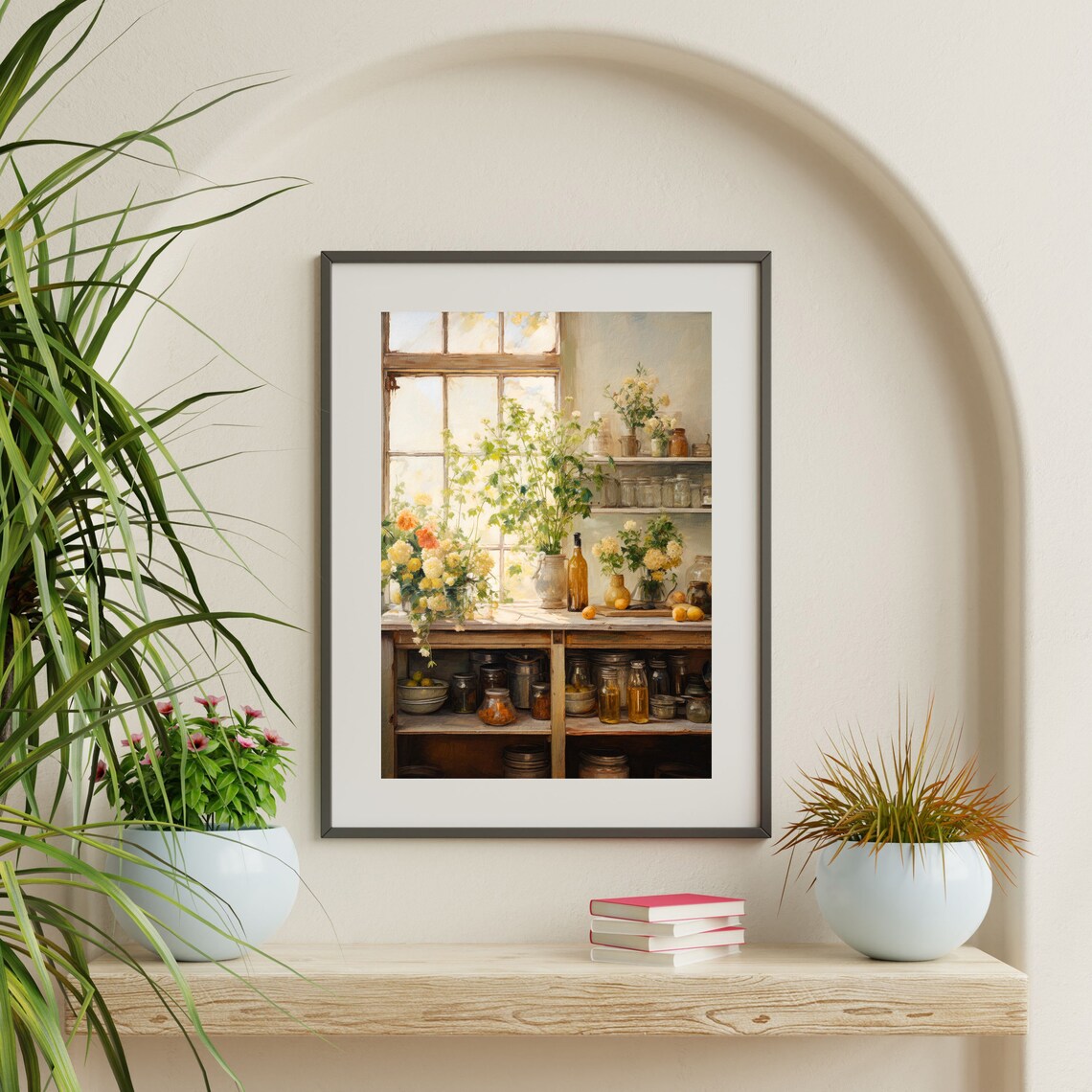 Kitchen Still Life, Vintage Farmhouse Art Print - Image 2