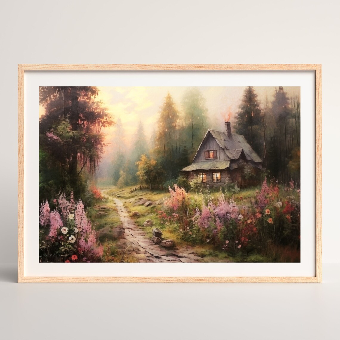 Country Cottage Rustic Farmhouse Art Print - Image 2