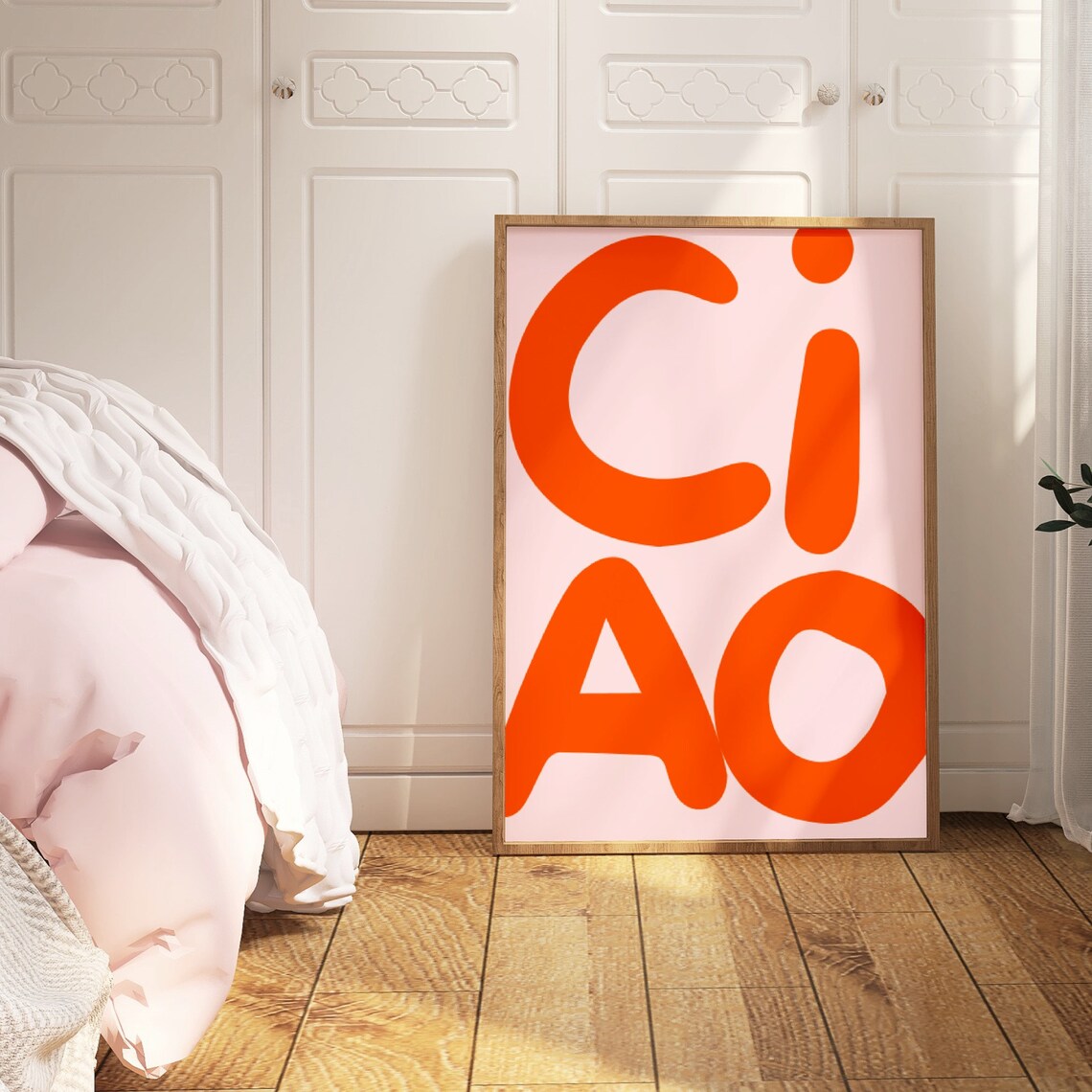 Ciao Typography Art Print, Bauhaus Decor - Image 4