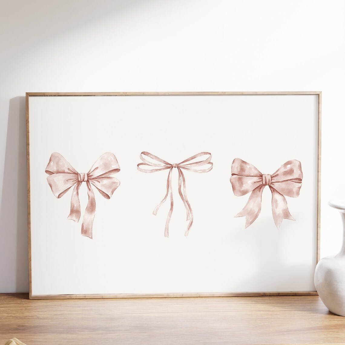 Trendy Ribbon Wall Art, Neutral Nursery Decor - Image 5