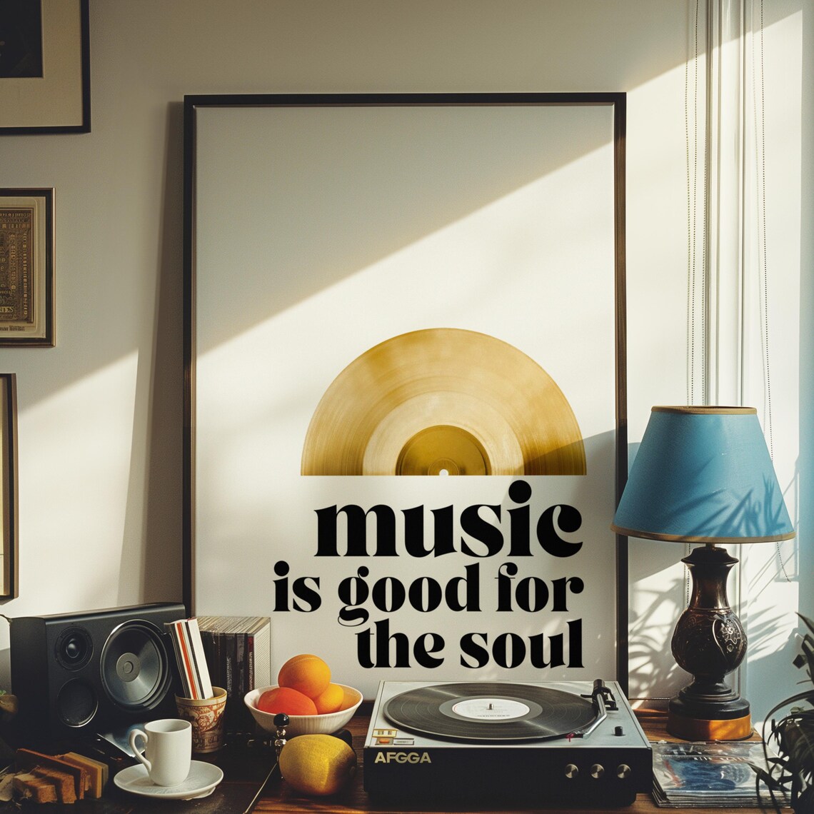 Music Is Good For The Soul, Music Art Print - Image 4