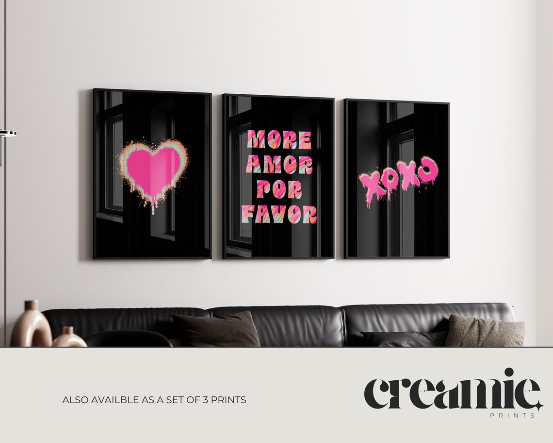More Amor Por Favor Inspirational Wall Art - Image 2