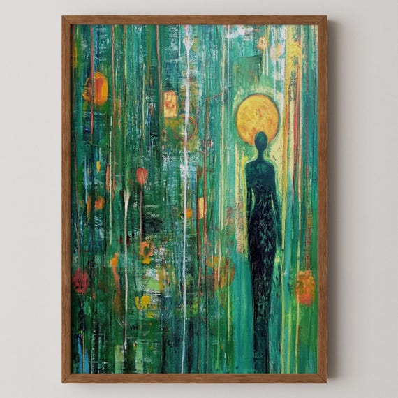 Abstract Spiritual Wall Art Modern Home Decor