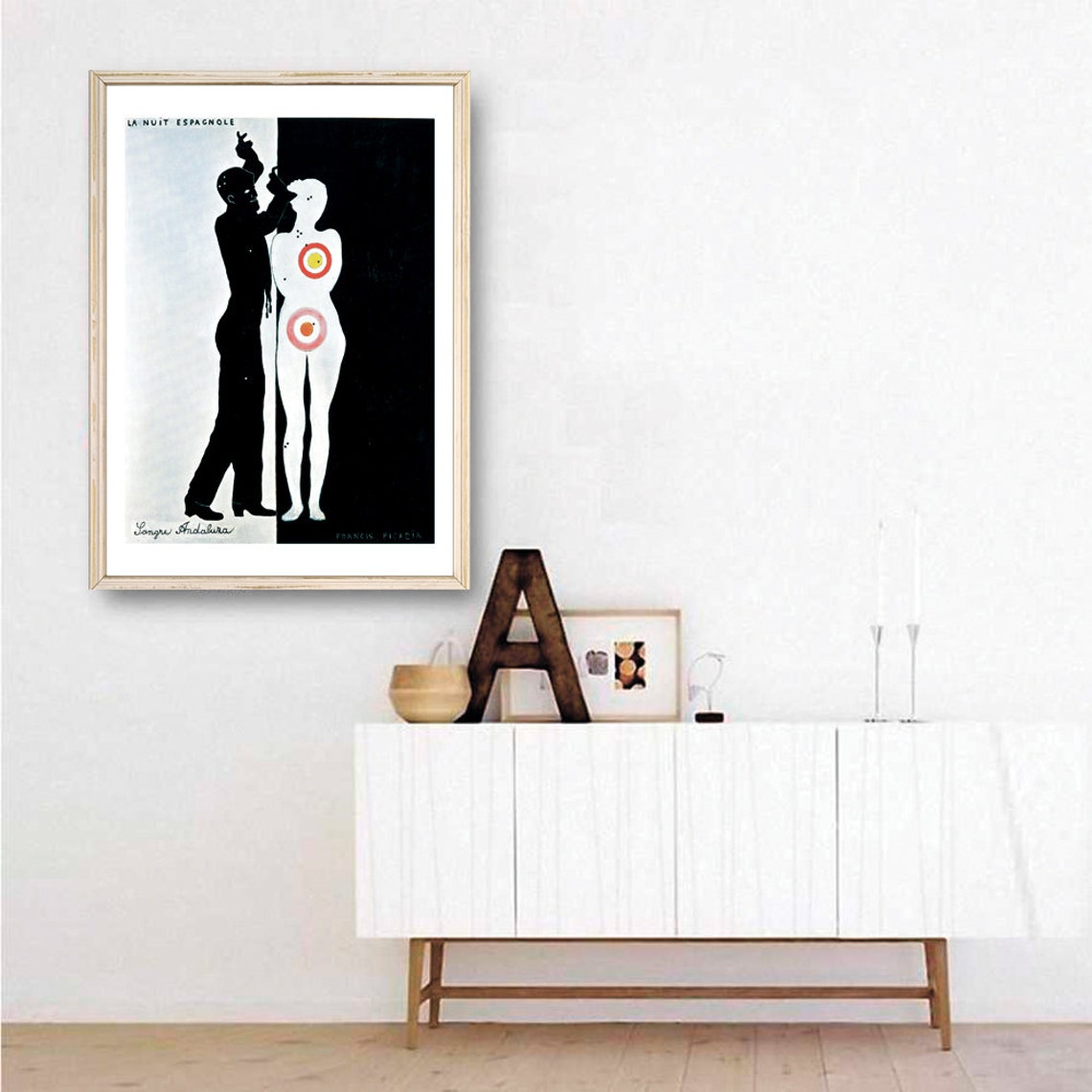 Francis Picabia La Nuit Espagnole Dancer Silhouette Art Poster - Image 3