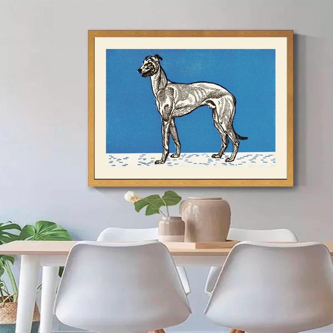 Moriz Jung Greyhound Print Greyhound Poster Moriz Jung Dog Poster Dogs In Art Vintage Dog Painting Moriz Jung Painting