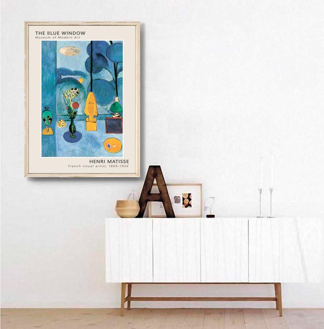 Henri Matisse The Blue Window Museum Of Modern Art Exhibit Poster - Image 3