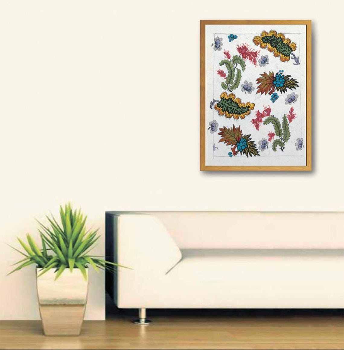 Vintage Botanical Berry Fruit Foliage Scientific Illustration Poster - Image 3