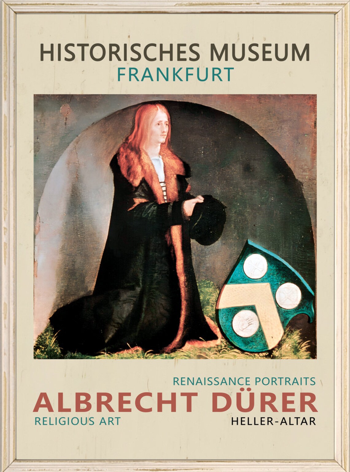 Albrecht Durer Heller Altar Renaissance Portrait Poster Frankfurt Museum Relic - Image 3
