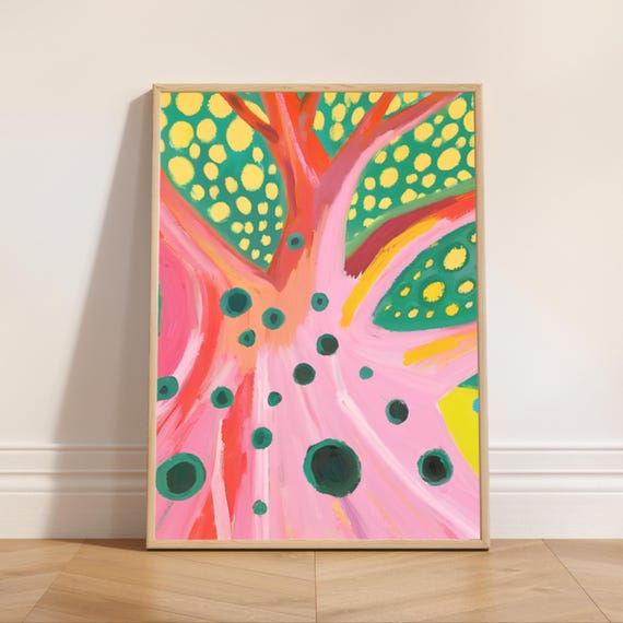 Tree Wall Art Tree Wall Decor Provenal Gifts Hand Pulled Print Decor