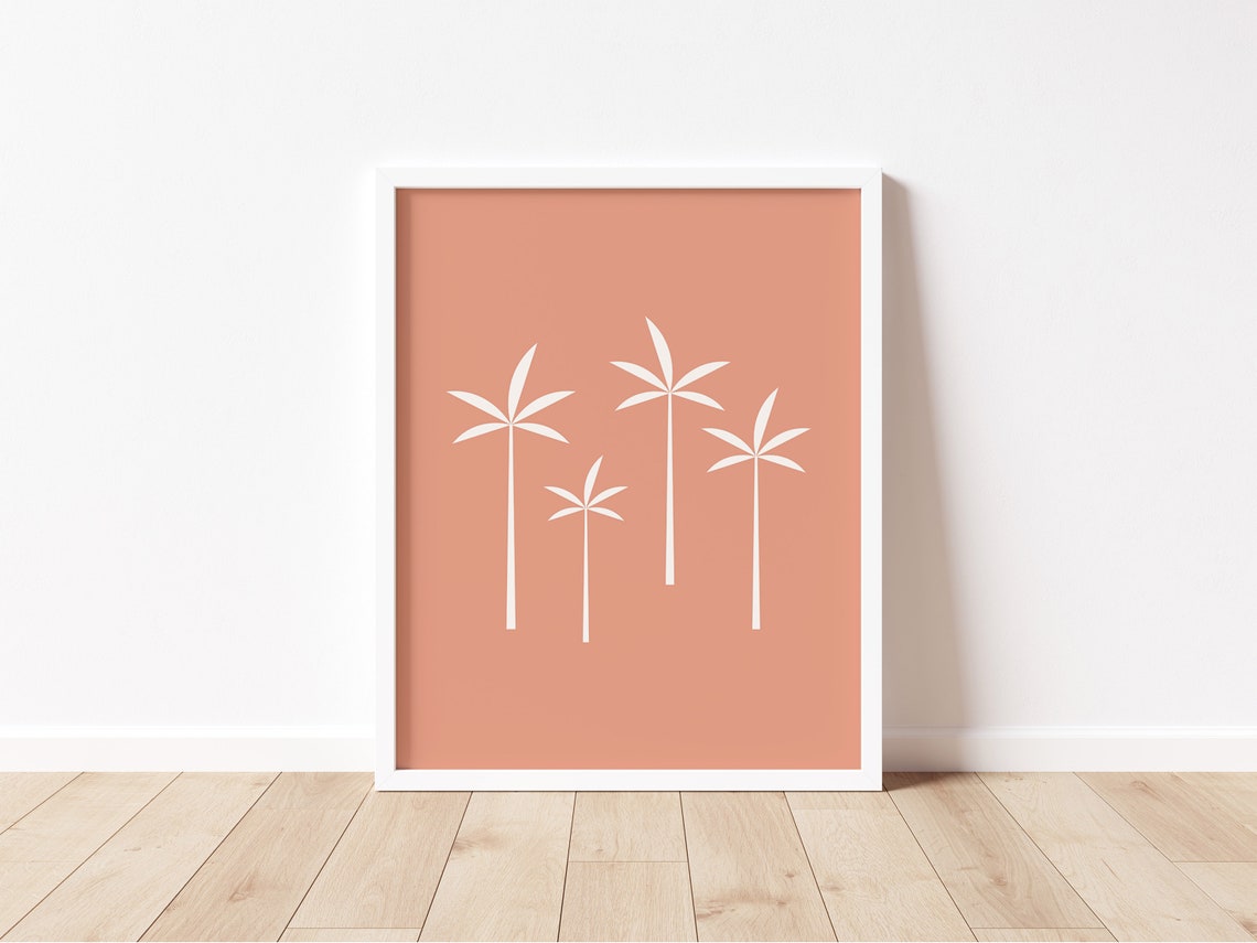 Palm Tree Boho Beach Nursery Art Print - Image 2