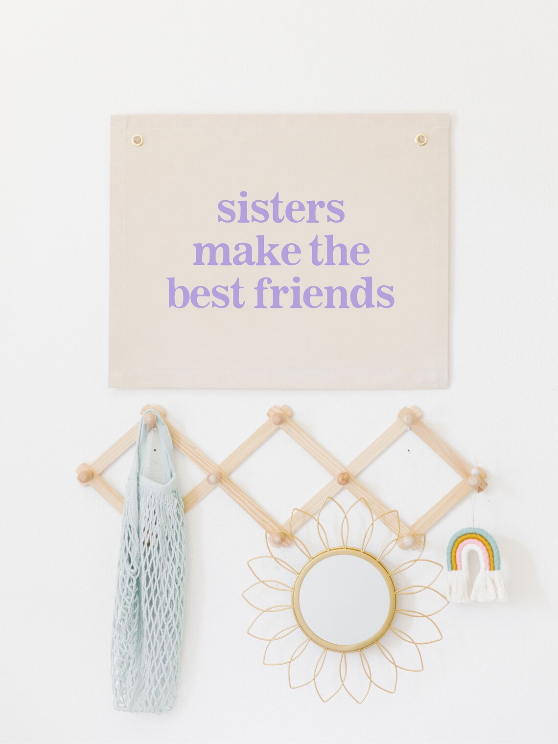 Sisters Make The Best Friends Boho Art Print - Image 3
