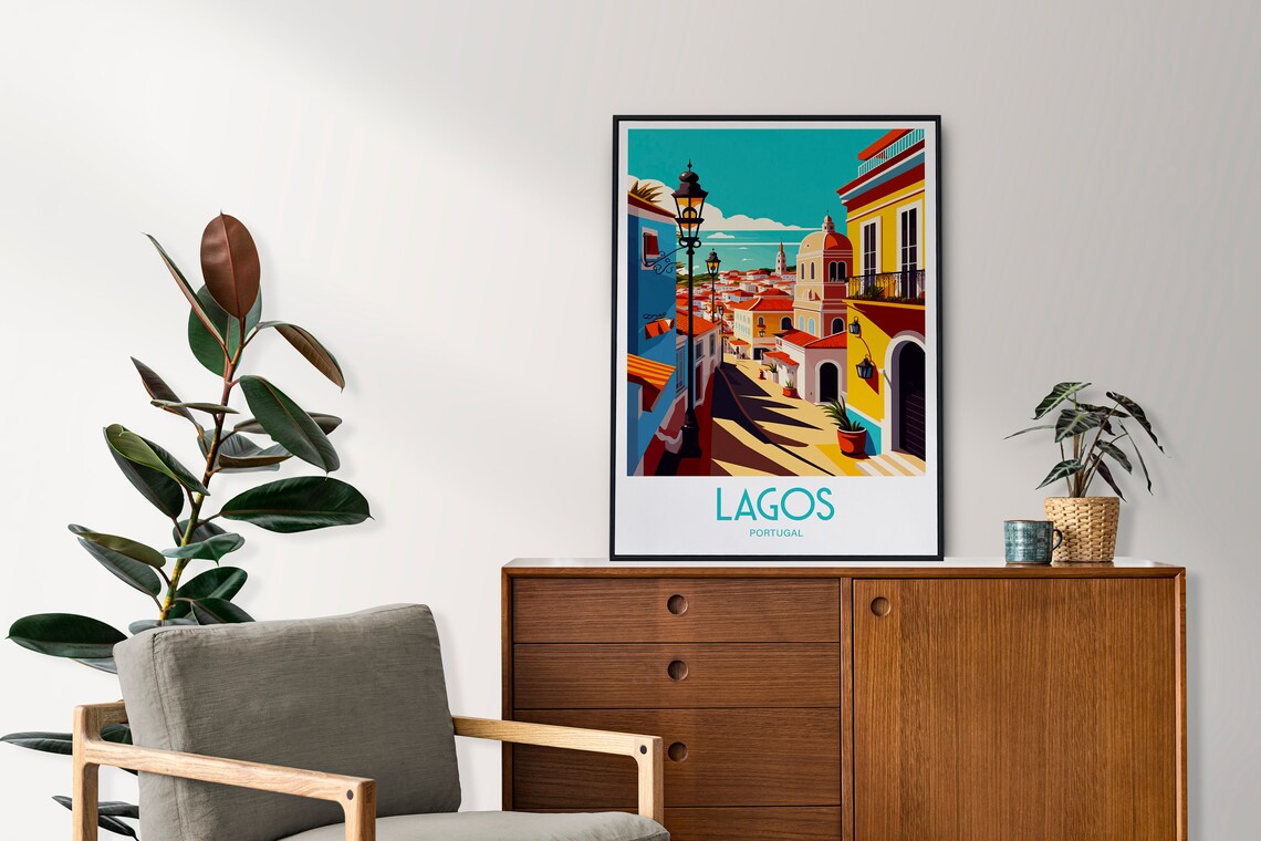 Lagos Portugal Travel Poster, City Wall Art - Image 3