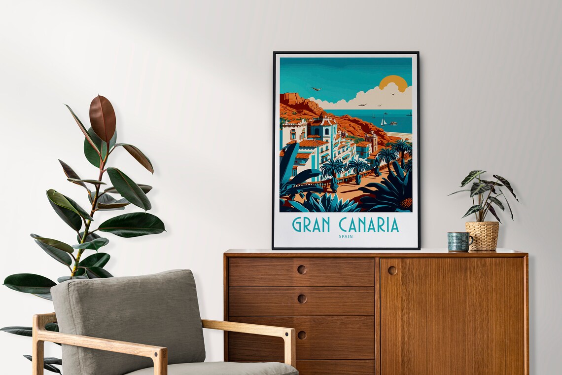 Gran Canaria Travel Poster, Spain Wall Decor - Image 4