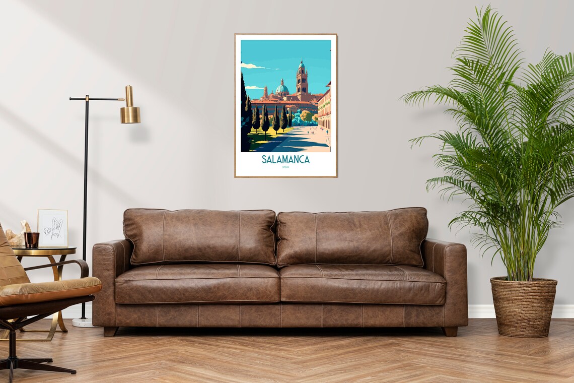 Salamanca Spain Travel Poster, City Travel Art - Image 3