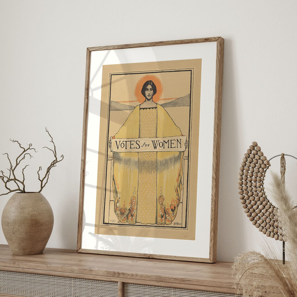 Votes For Women Vintage Style Poster, Feminist Art - Image 4
