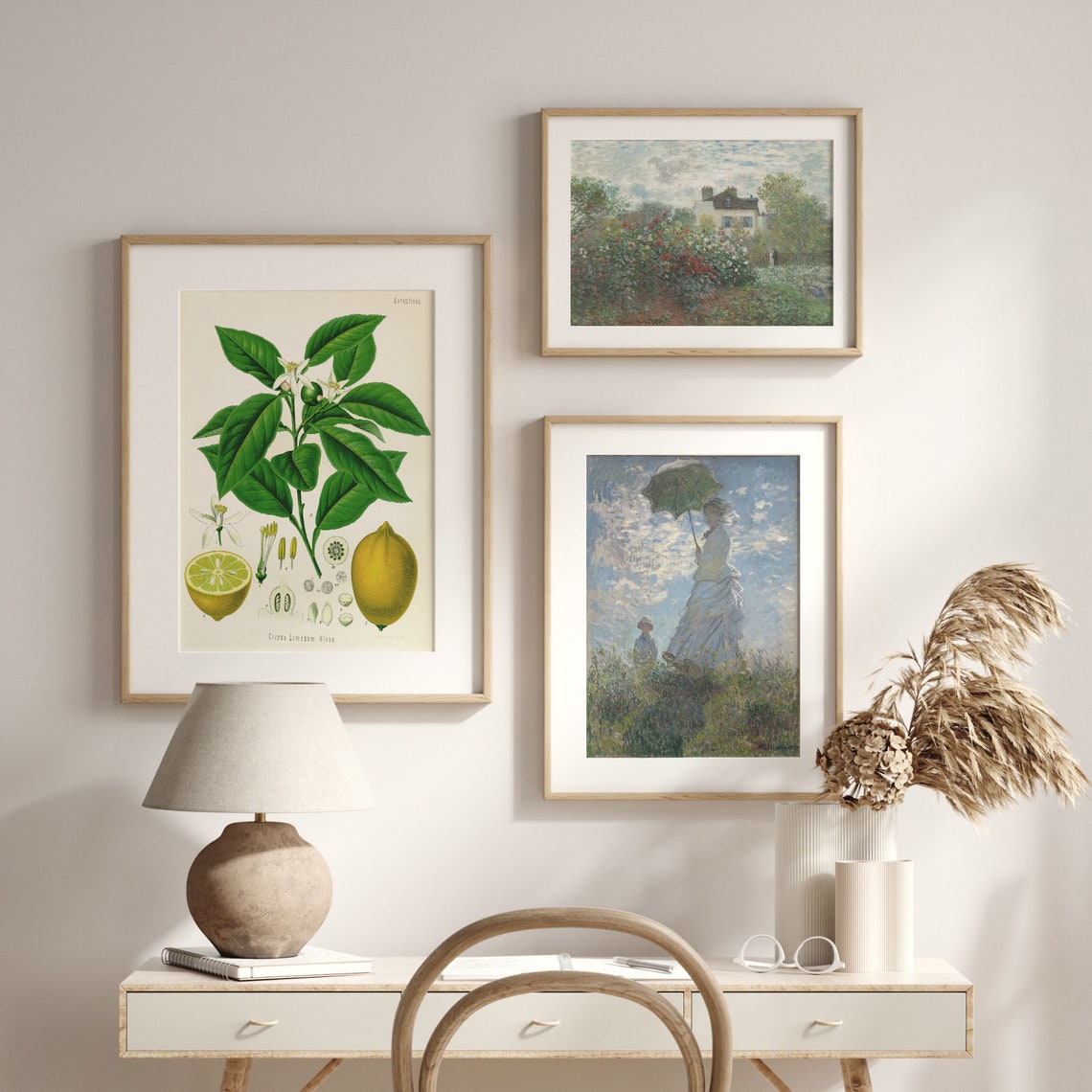 Citrus Limonum Risso Lemon Vintage Botanical Engraving Art Poster - Image 2