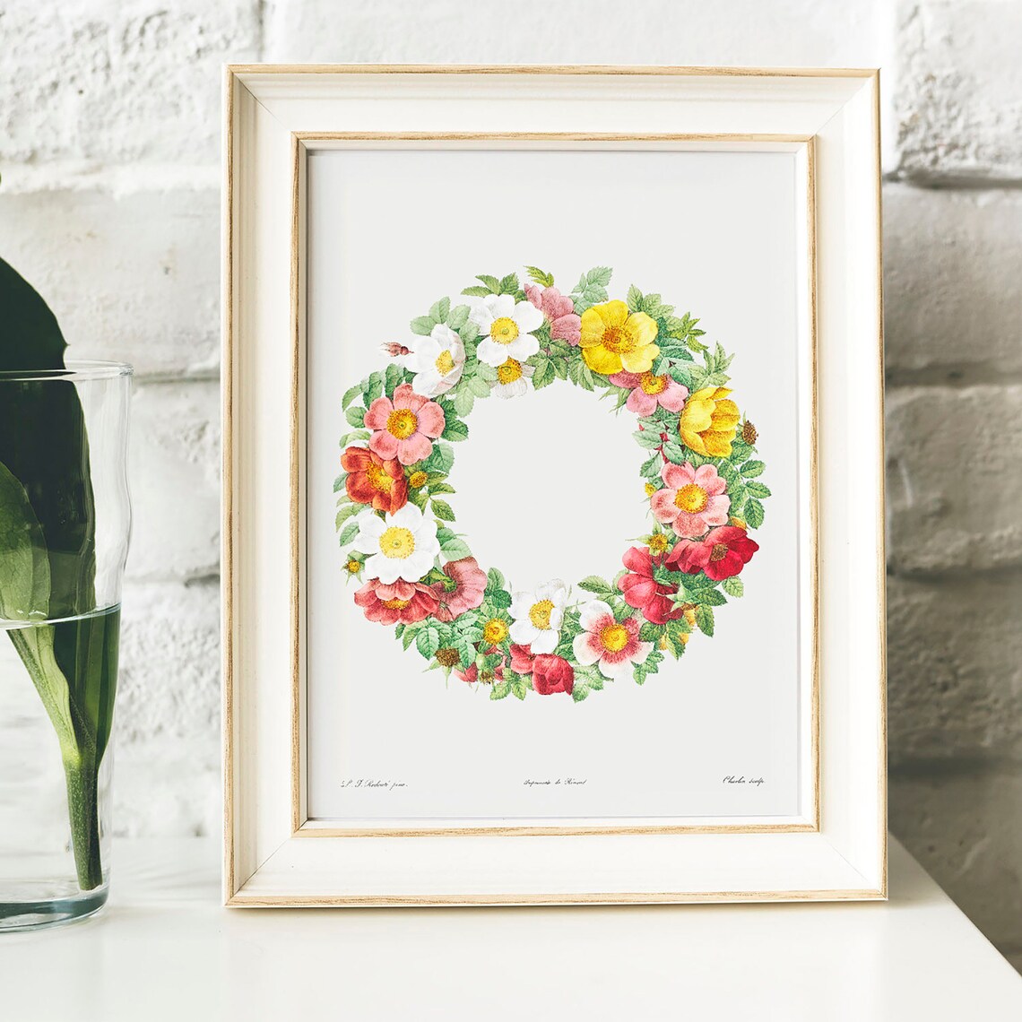 Rose Bouquet Vintage Botanical Art Print - Image 4