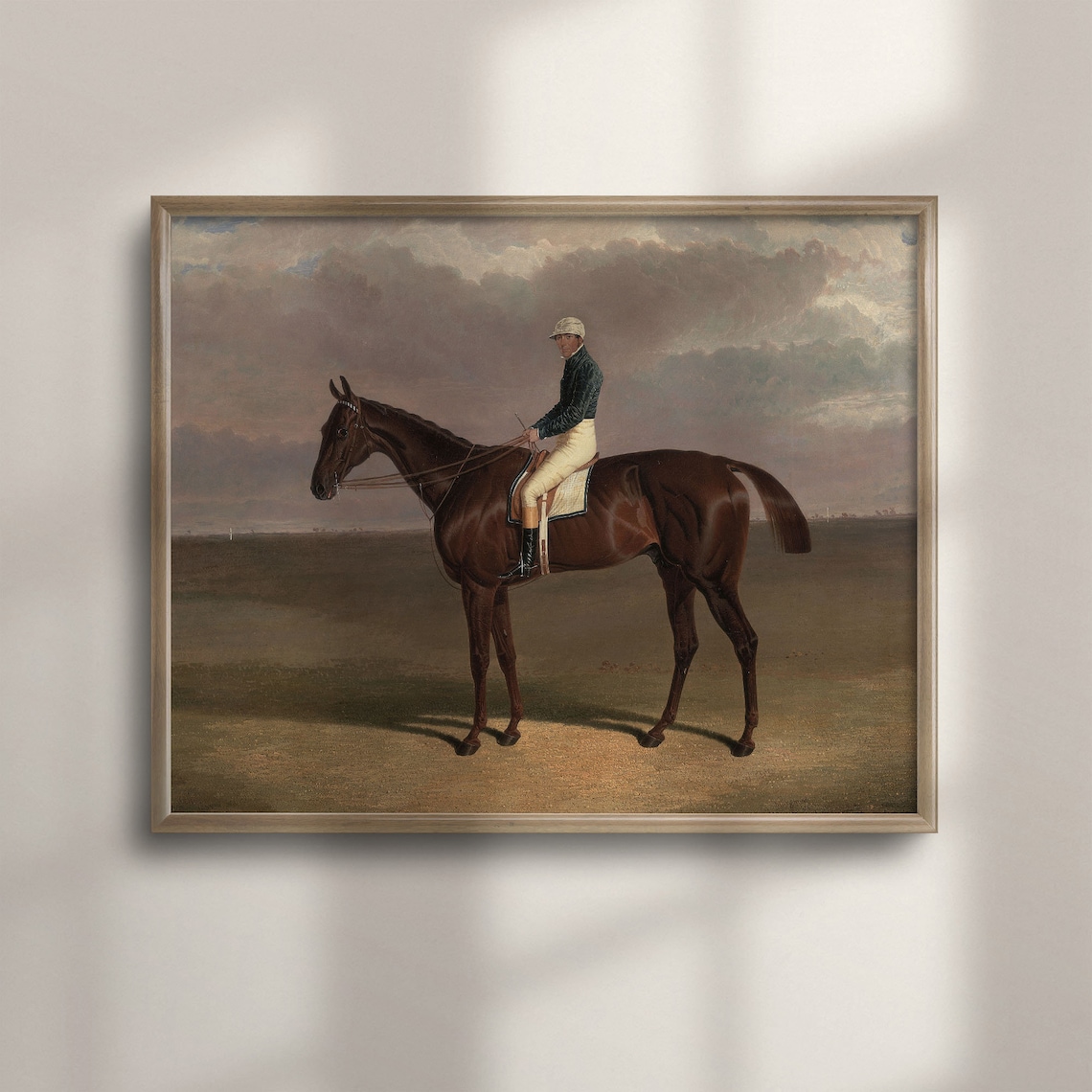 Vintage Horse Artwork, Farmhouse Equestrian Poster