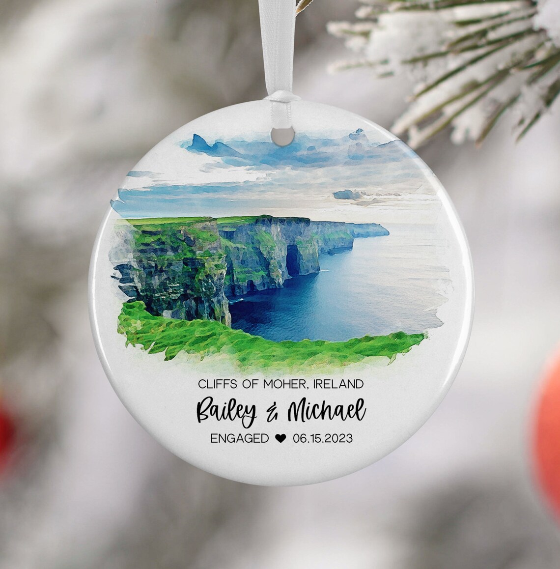 Cliffs Of Moher Ireland Travel Souvenir Art Print
