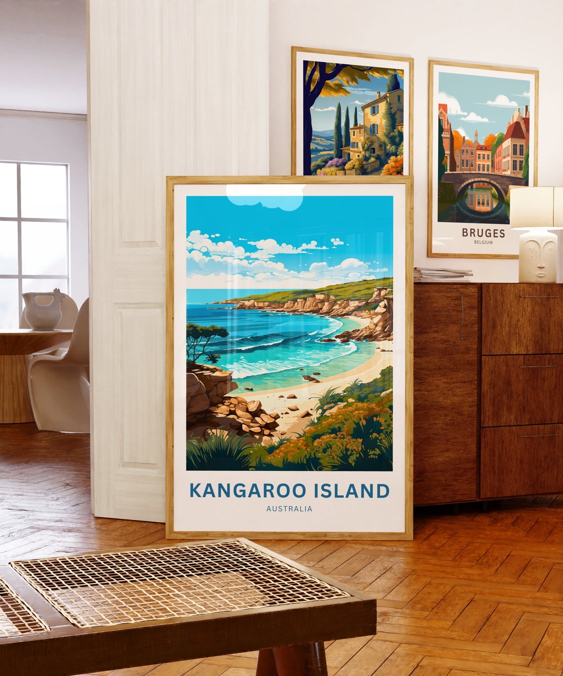Personalized Kangaroo Island Travel Print Kangaroo Island Poster Australia Wall Art Framed Present Gift Australia Present - Image 5