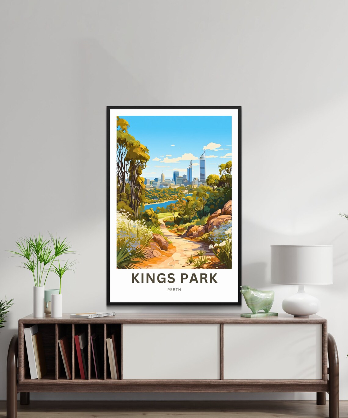 Kings Park Perth Travel Poster, Australia Wall Art - Image 2