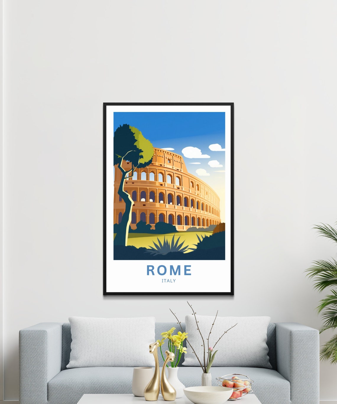 Rome Italy Colosseum Ancient Amphitheater Retro Travel Poster - Image 5