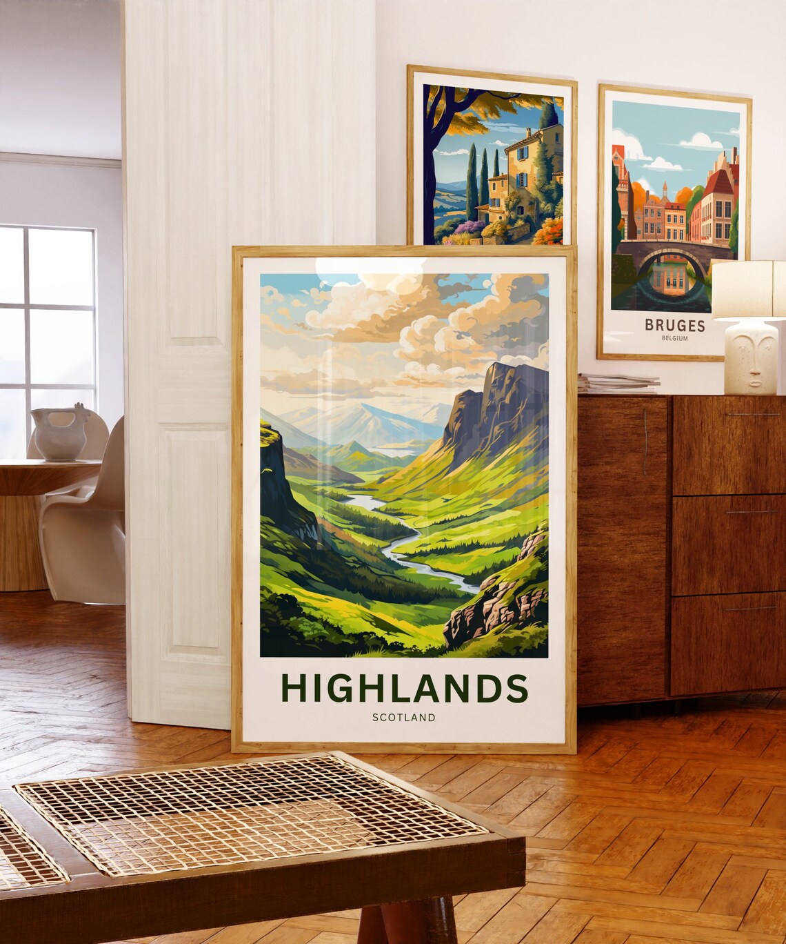 Personalized Scottish Highlands Travel Poster, Scotland - Image 5