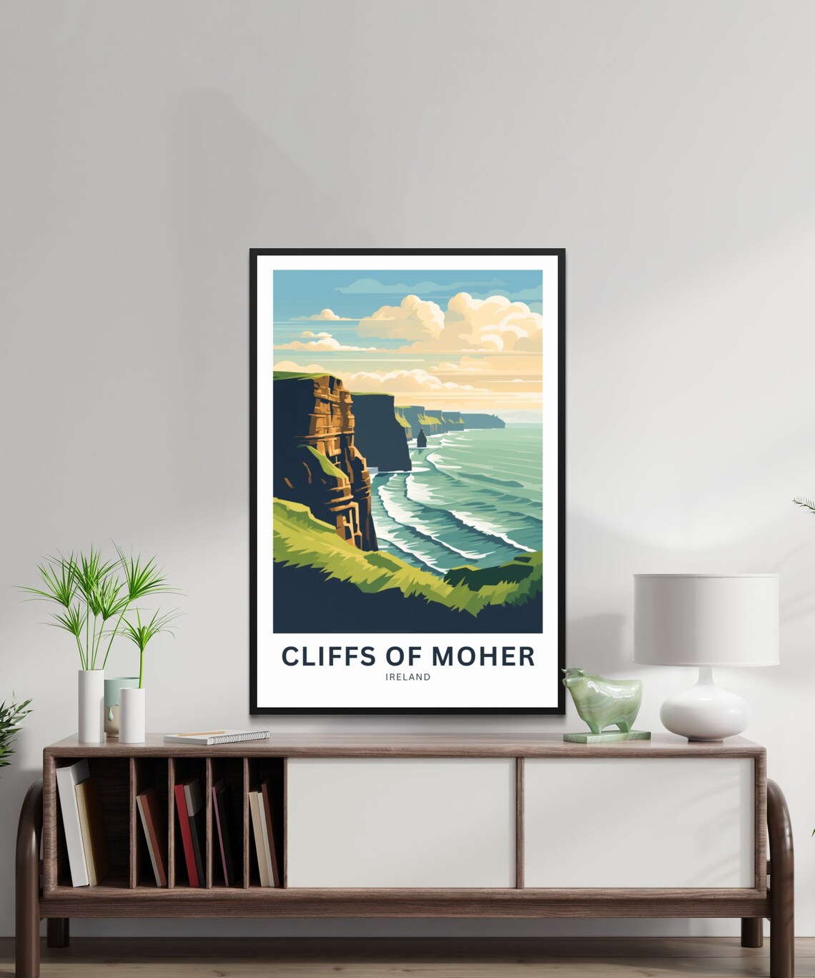 Cliffs Of Moher Travel Print Ireland Poster Print - Image 2