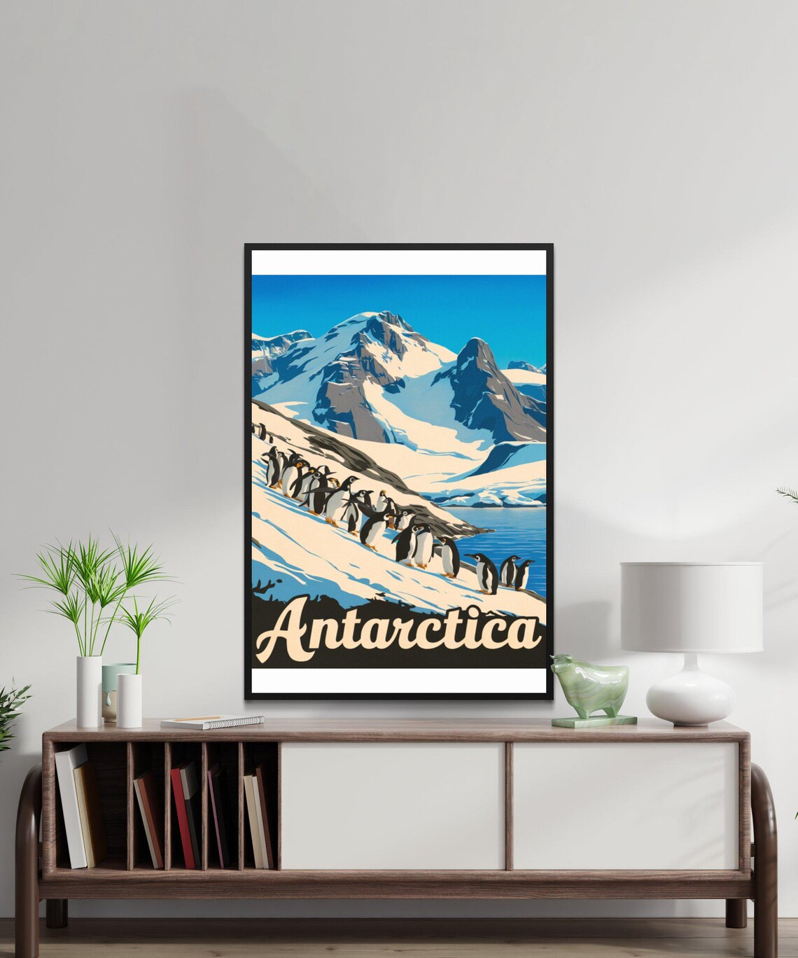 Antarctica Vintage Travel Poster, South Pole Art Print - Image 3