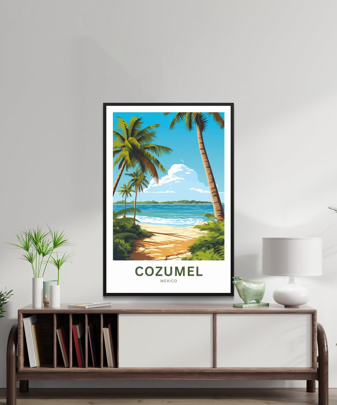 Cozumel Travel Poster, Mexico Present Gift - Image 2