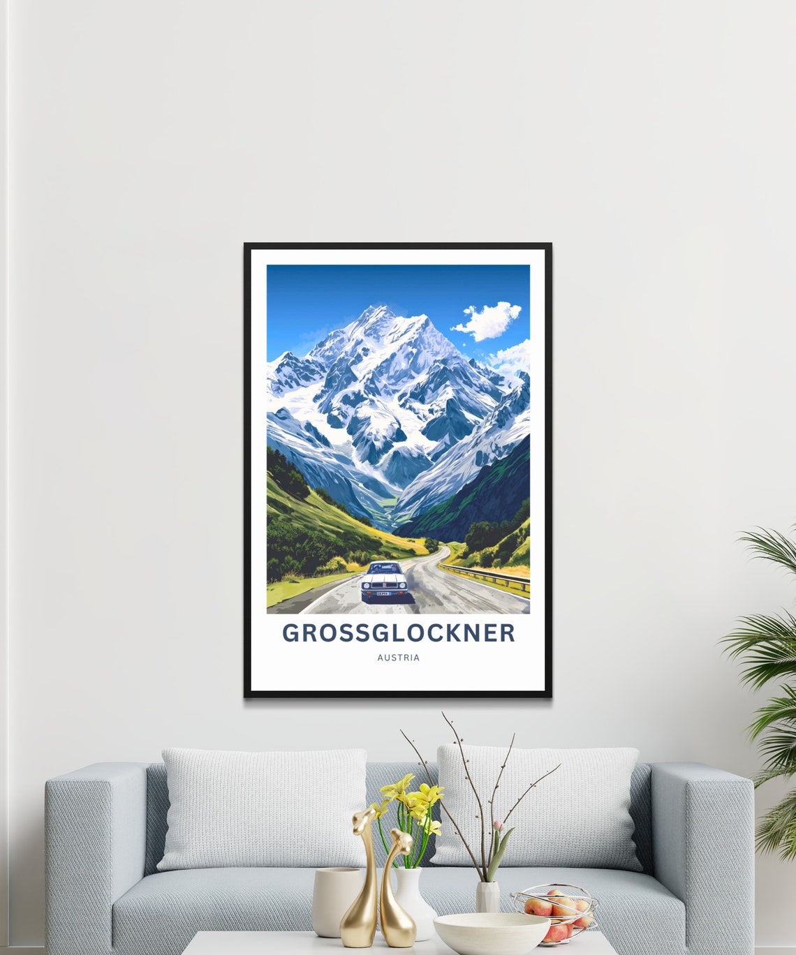 Grossglockner Austria Personalized Alpine Road Mountain View Poster - Image 3