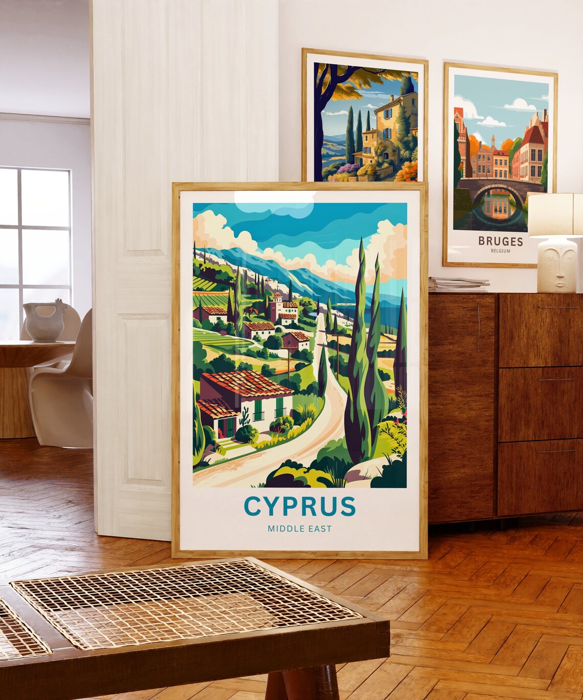 Cyprus Customize Your Text Travel Poster - Image 5