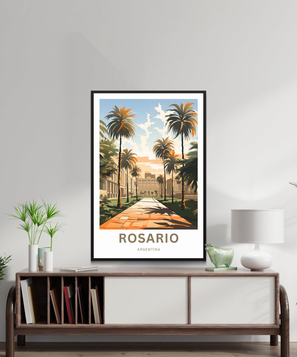 Rosario Travel Print Rosario Poster Argentina Wall Art Framed Present Gift Argentina Present - Image 2