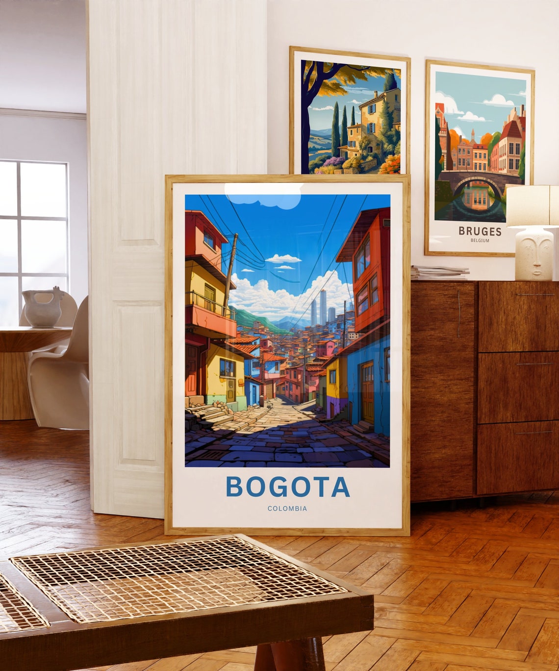 Bogota Travel Print Bogota Poster Colombia Wall Art Framed Present Gift Colombia Present - Image 5