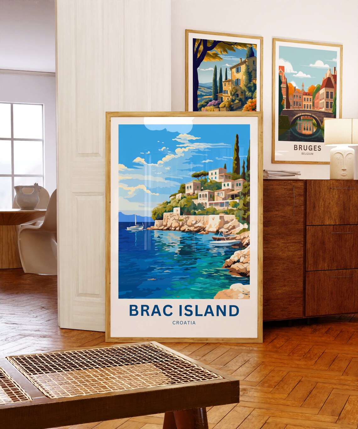 Brac Island Travel Poster, Croatia - Image 5
