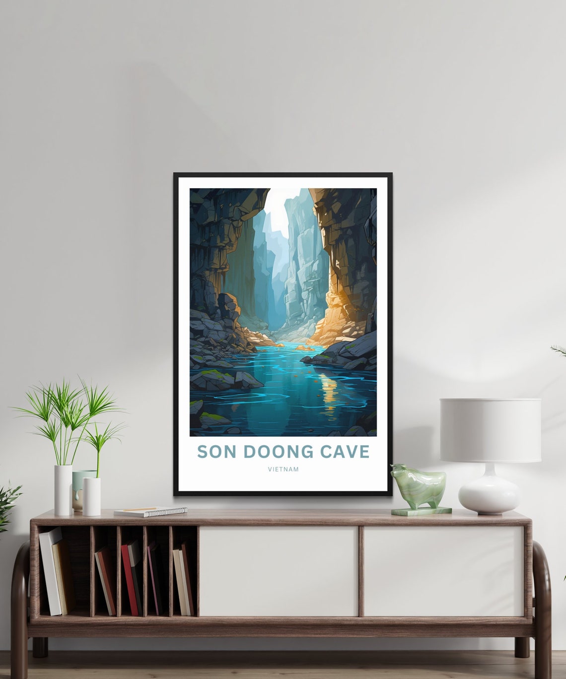Son Doong Cave Vietnam Personalized Underground River Gorge Poster - Image 2