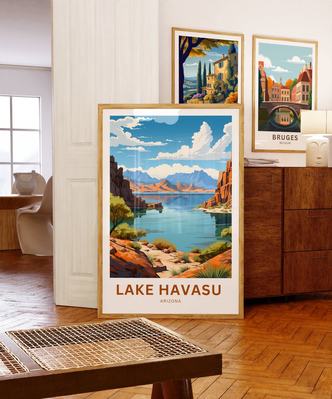 Lake Havasu Arizona Personalized Canyon Travel Poster Custom Text - Image 5