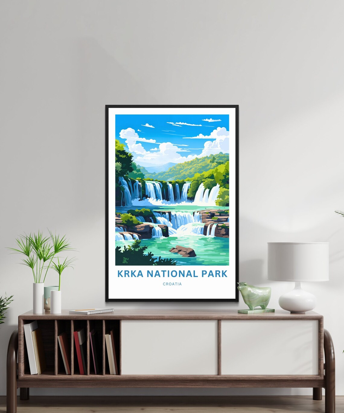 Personalized Krka National Park Travel Poster, Croatia - Image 2