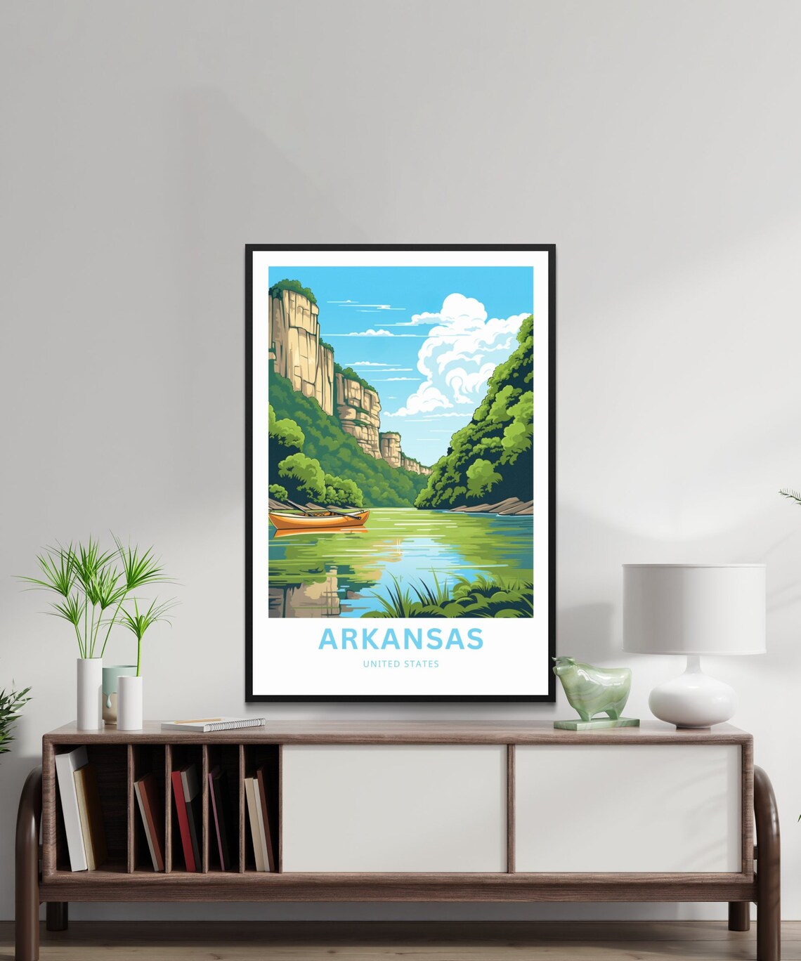 Personalized Arkansas Travel Poster, United States - Image 2