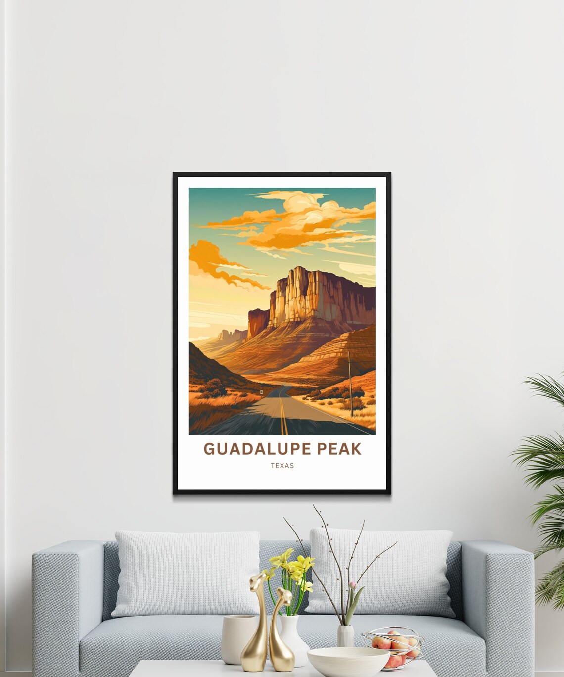 Guadalupe Peak Travel Poster, Texas Wall Art - Image 4