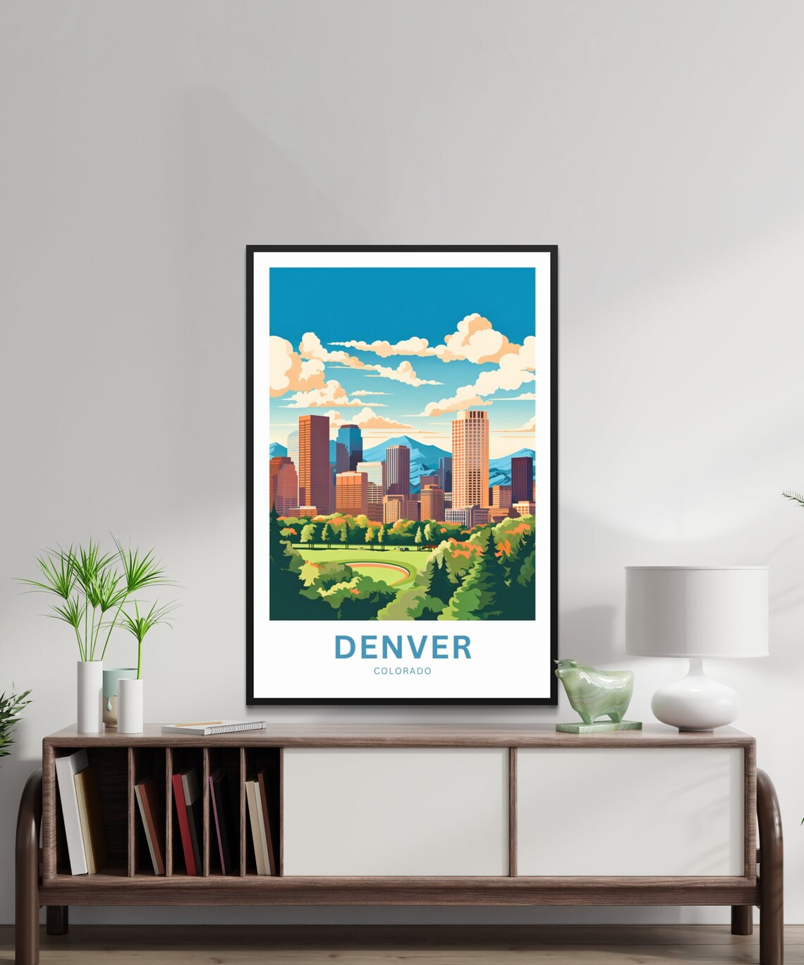 Personalized Denver Travel Print, Colorado Poster - Image 2