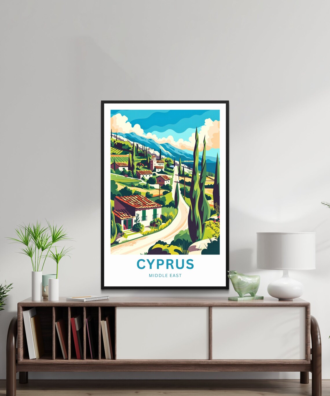 Cyprus Customize Your Text Travel Poster - Image 4