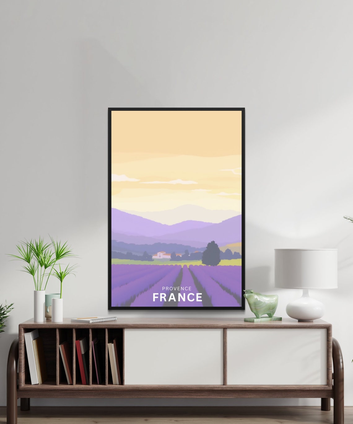 Provence France Print France Wall Art Travel Poster Provence Provence Region French Countryside Poster - Image 2