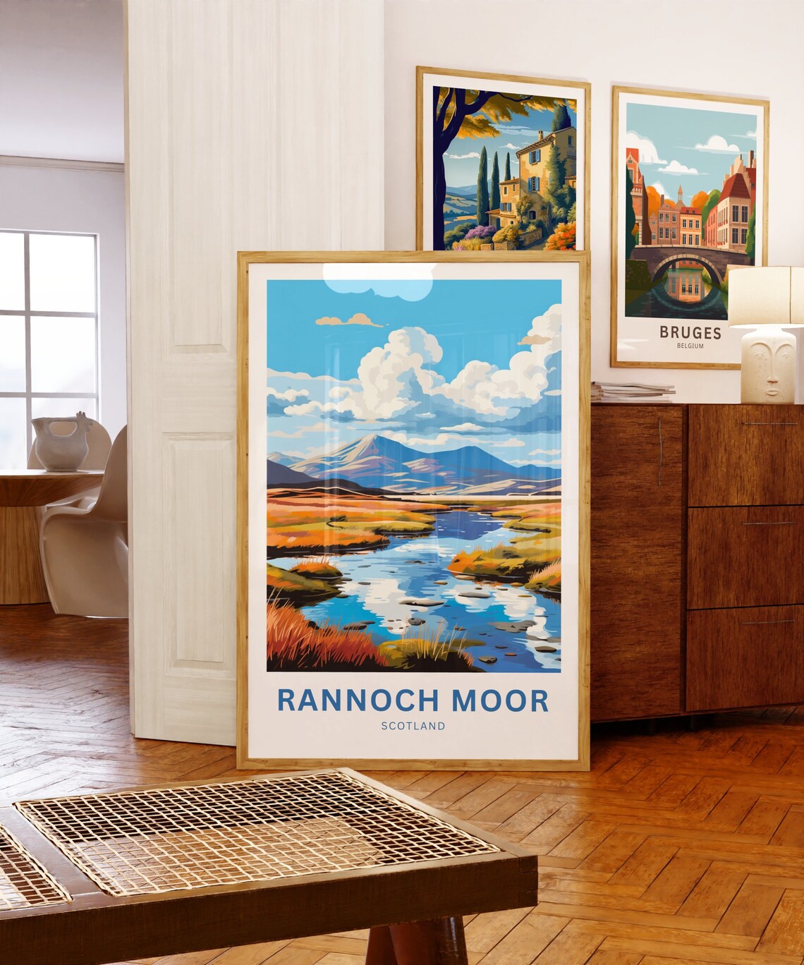 Rannoch Moor Scotland Autumn Moorland Personalized Travel Poster - Image 5