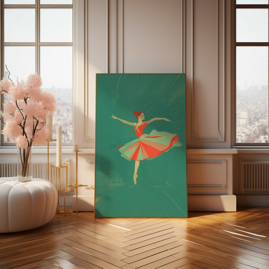 Elegant Ballerina Art Print Modern Dance Poster For Stylish Home Decor - Image 4