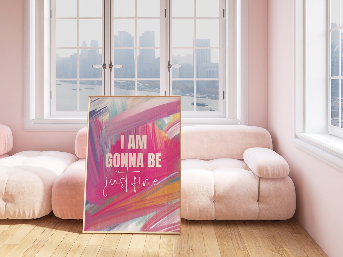 I Am Affirmation Art Print, Female Empowerment - Image 2