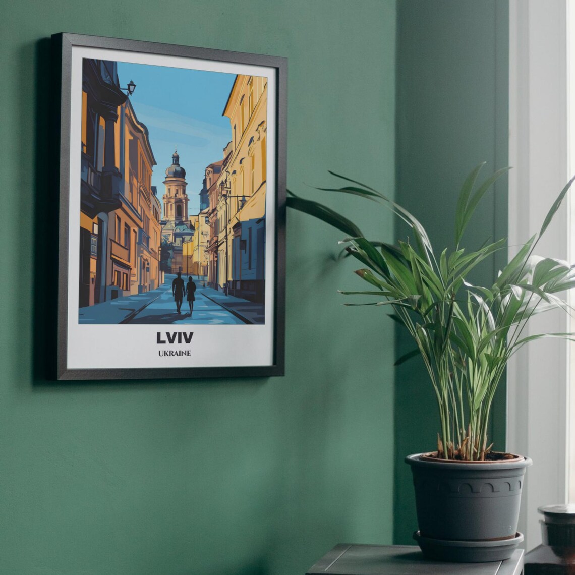 Lviv Travel Poster Ukraine Travel Poster Cityscape Painting Print Wall Art Lviv Home Decor Lviv Illustration Ukraine - Image 4
