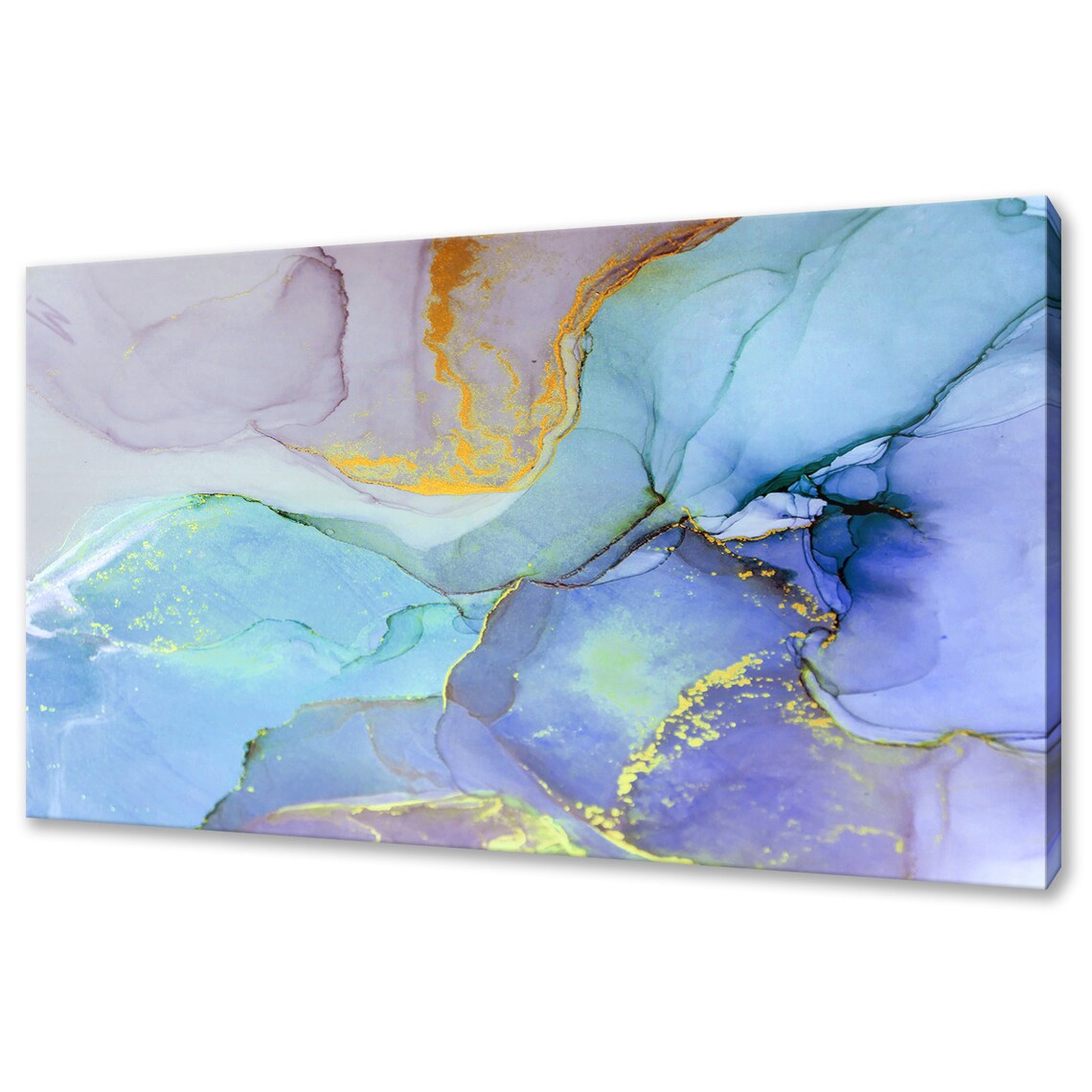 Colourful Ink Paint Abstract Modern Design