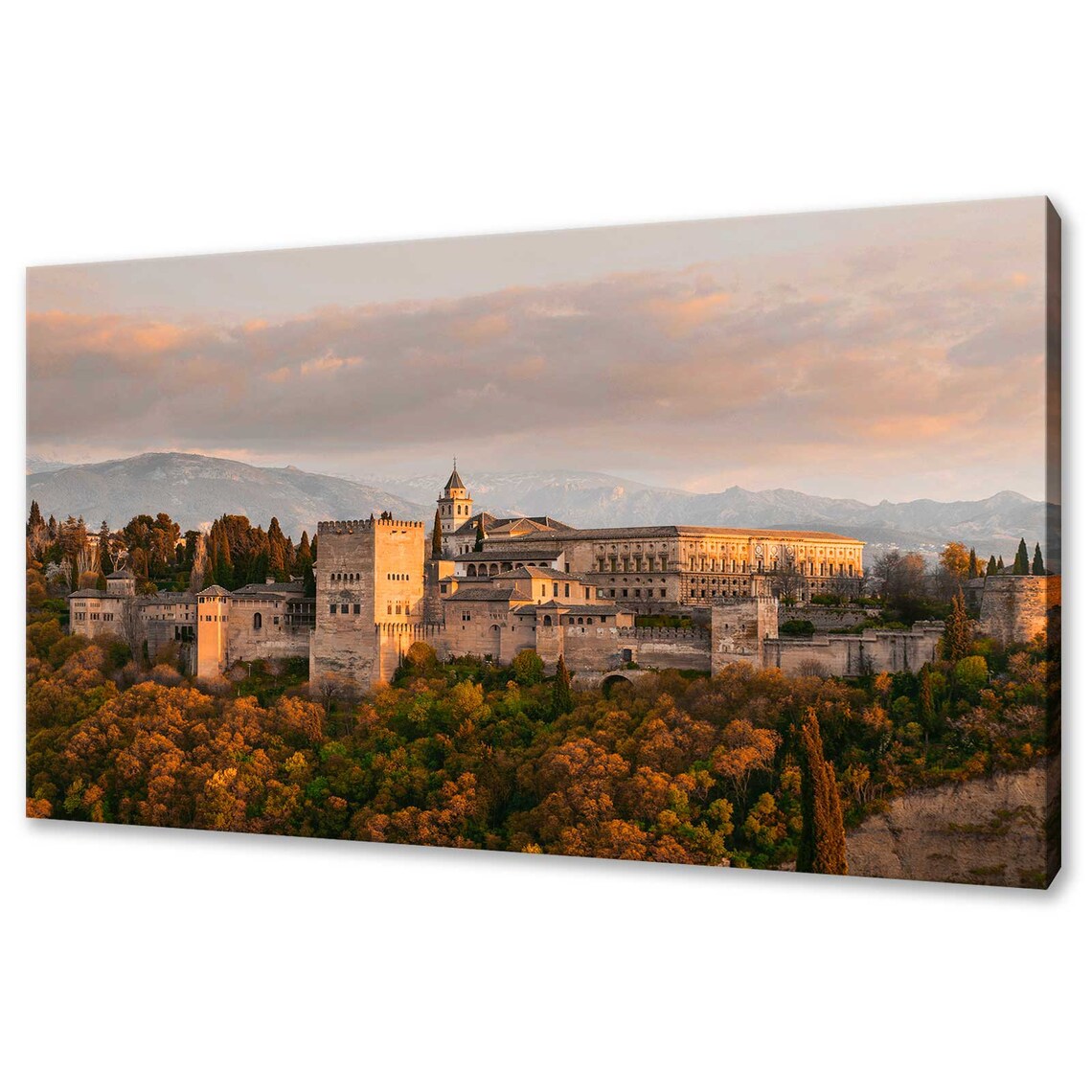 Alhambra Palace Granada Spain Modern Art Print